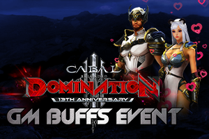 Domination III: GM Buffs Event