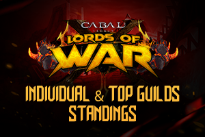 CABAL Lords of War X Guild Ranking and Individual Standings