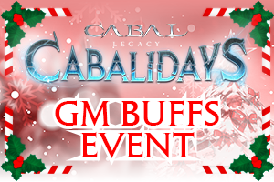 CABALidays GM Buffs Event