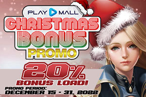 PlayMall Christmas 20% Bonus On GCash Razer Gold