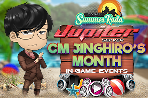 Jupiter: CM Jinghiro’s Month In-Game Events