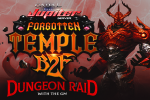 Jupiter: Forgotten Temple B2F Dungeon Raid with GM Event