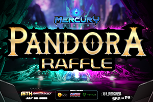 Mercury: Anniversary Pandora Raffle Event